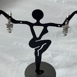 Silver Star earrings